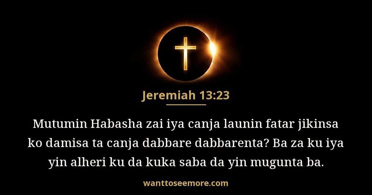 Jeremiah 13:23