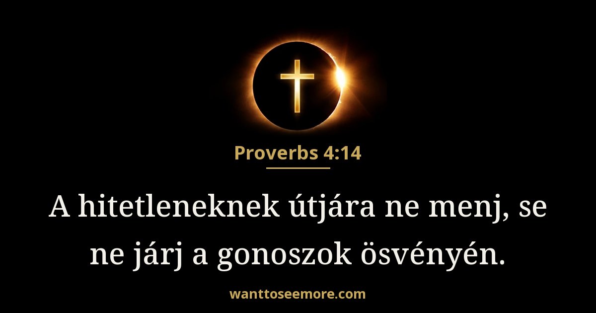 Proverbs 4:14