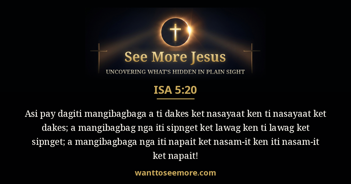 Isaiah 5:20