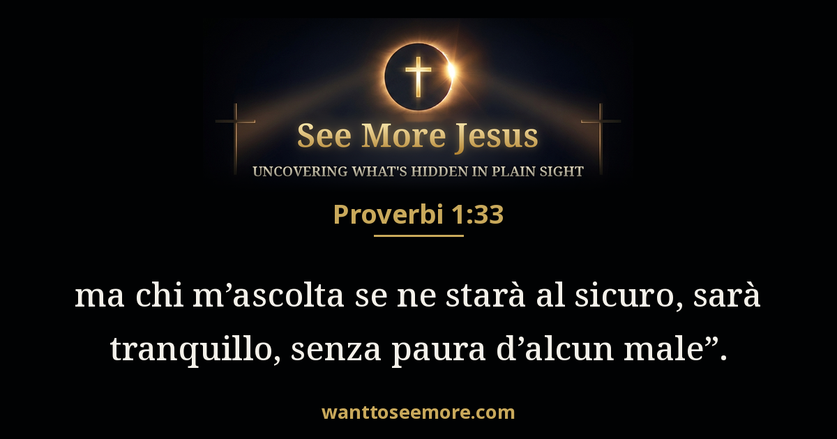 Proverbs 1:33