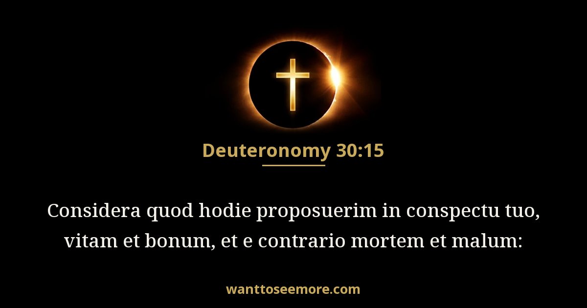 Deuteronomy 30:15
