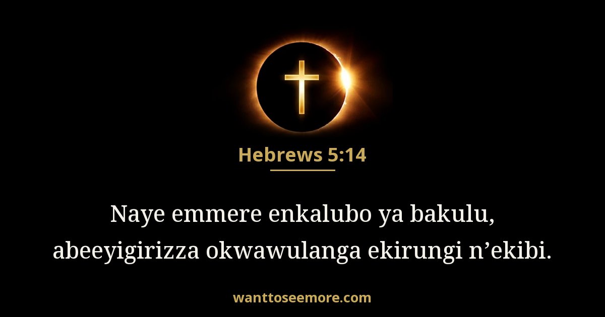 HEB 5:14