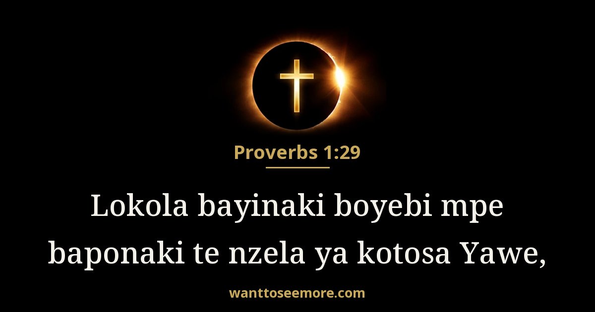 Proverbs 1:29