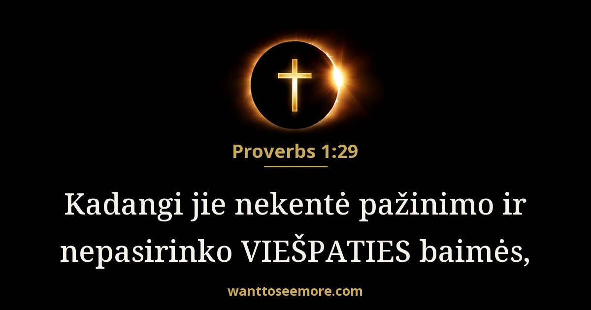 Proverbs 1:29