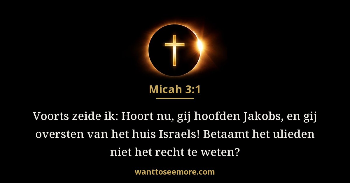 Micah 3:1