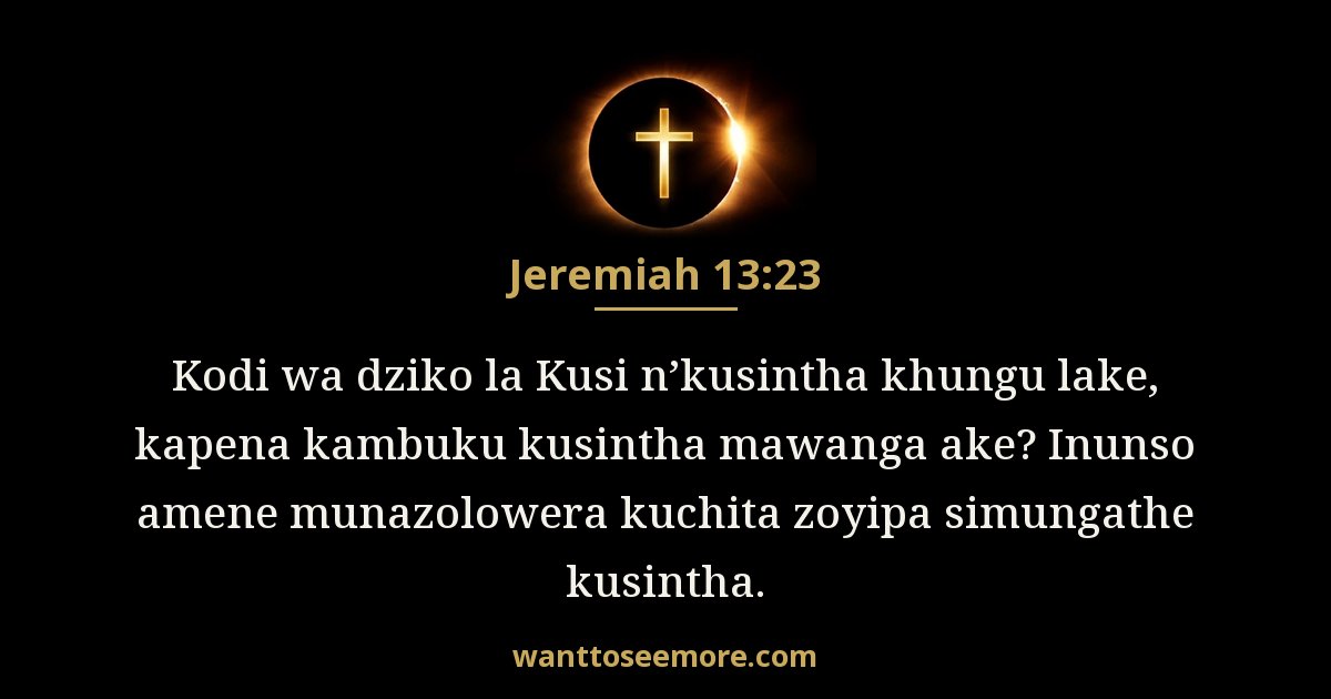 Jeremiah 13:23
