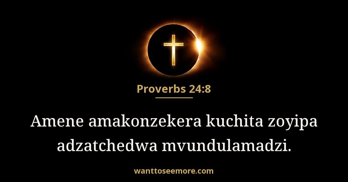 Proverbs 24:8