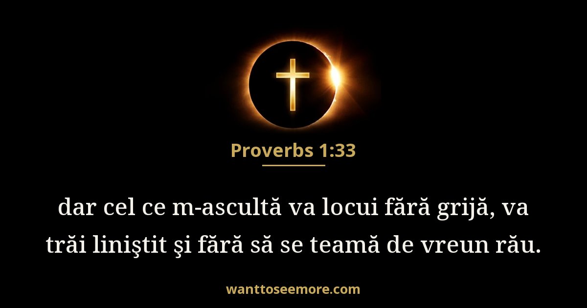 Proverbs 1:33