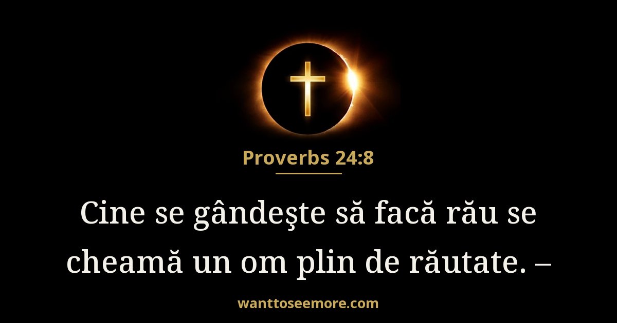 Proverbs 24:8