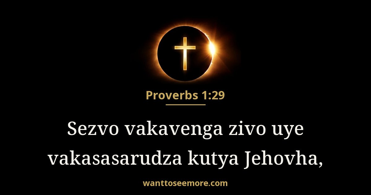 Proverbs 1:29