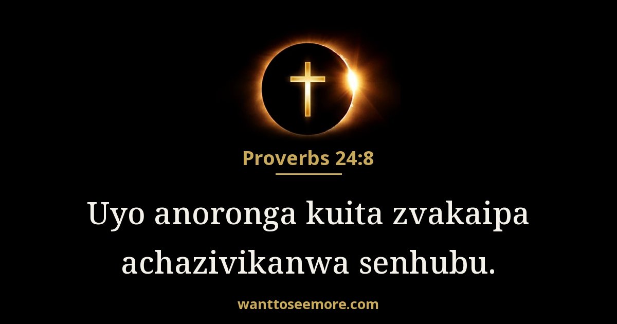Proverbs 24:8