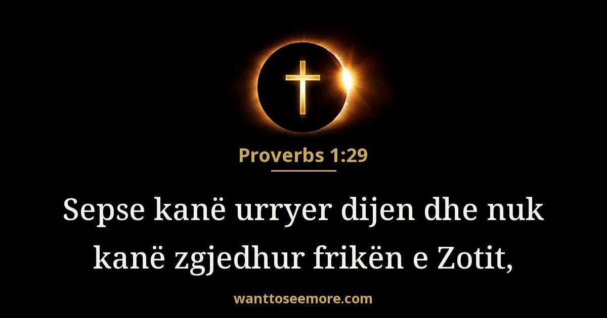 Proverbs 1:29