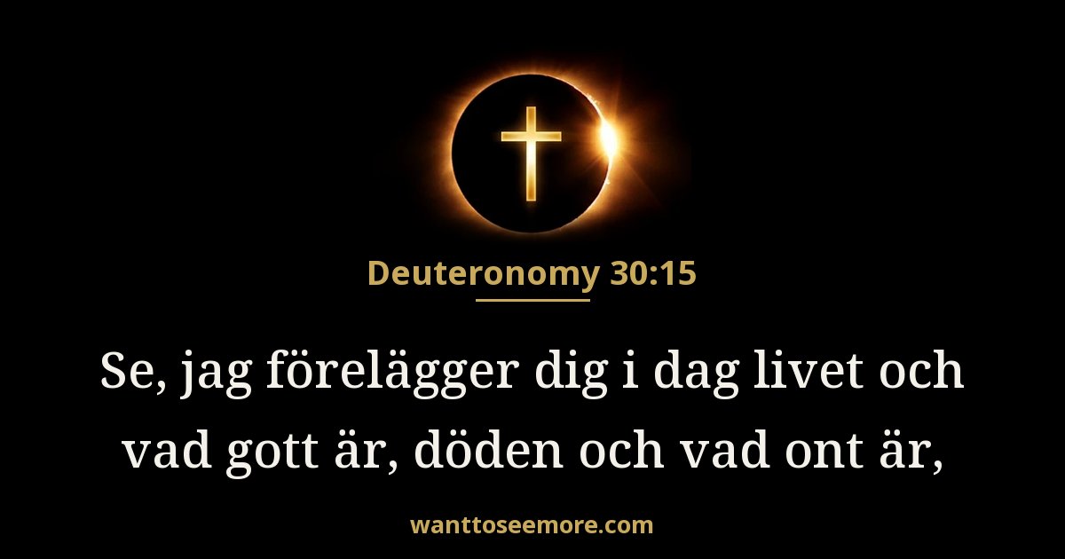 5 Moseboken 30:15