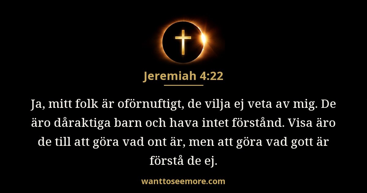 Jeremiah 4:22