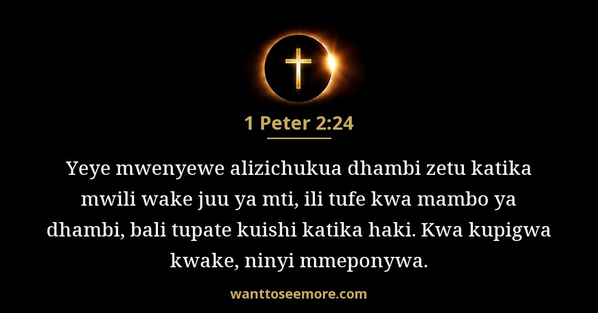 1 Peter 2:24