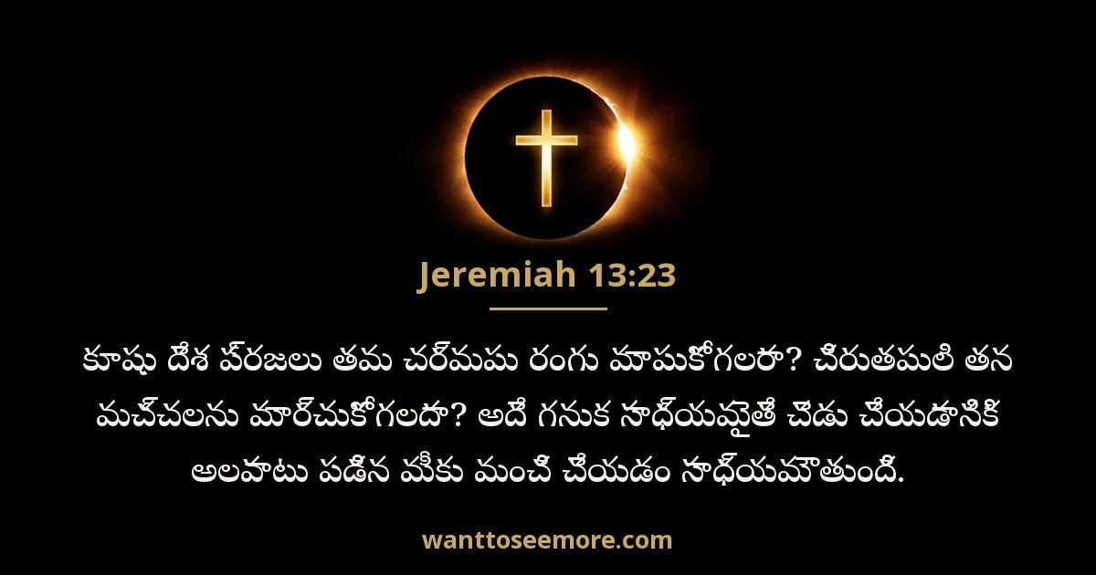 Jeremiah 13:23