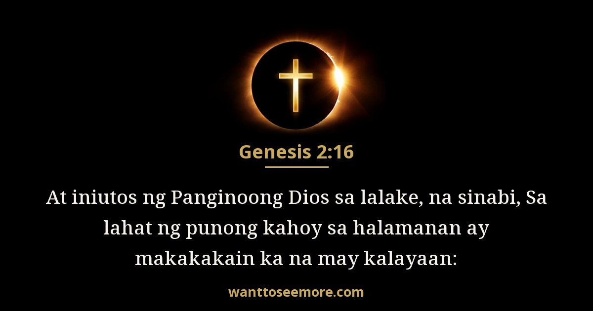 Genesis 2:16