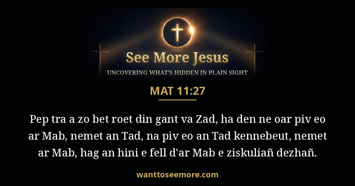 Matthew 11:27