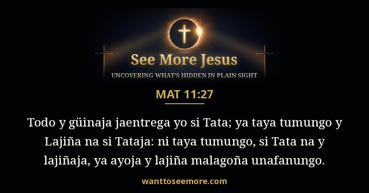 Matthew 11:27