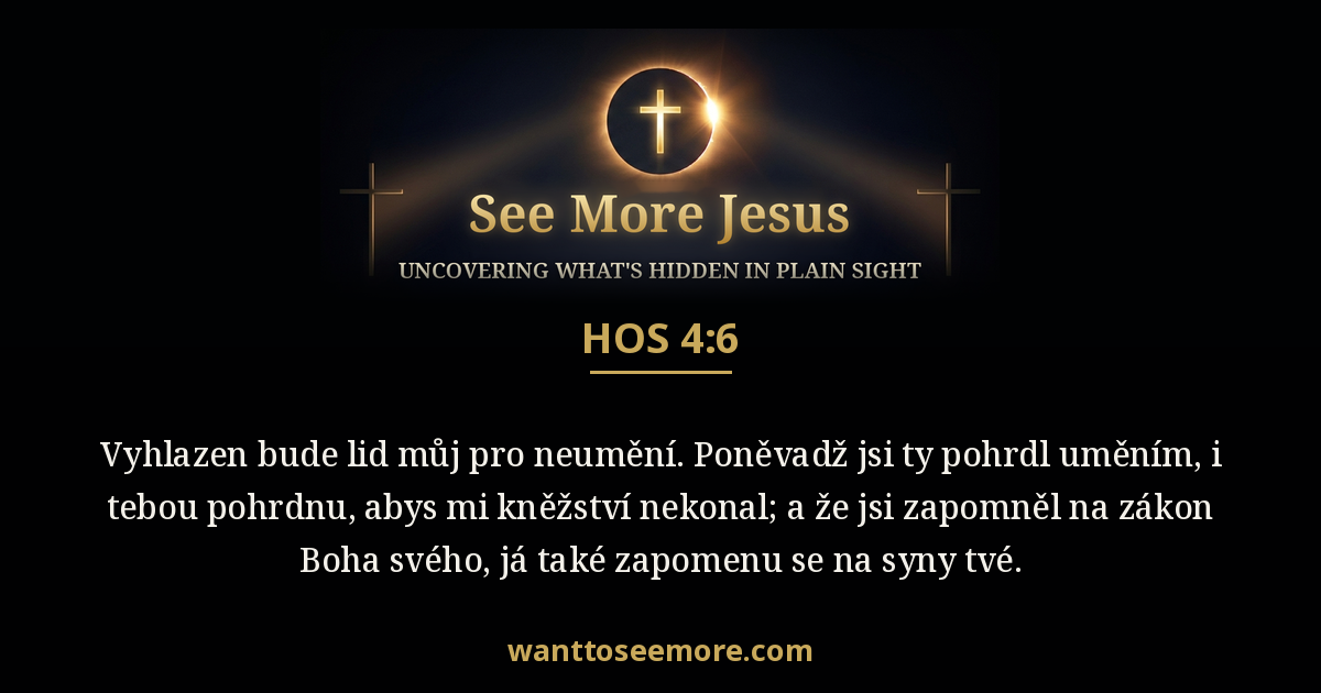 Hosea 4:6