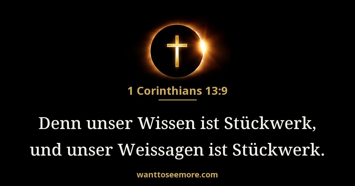 1 Corinthians 13:9