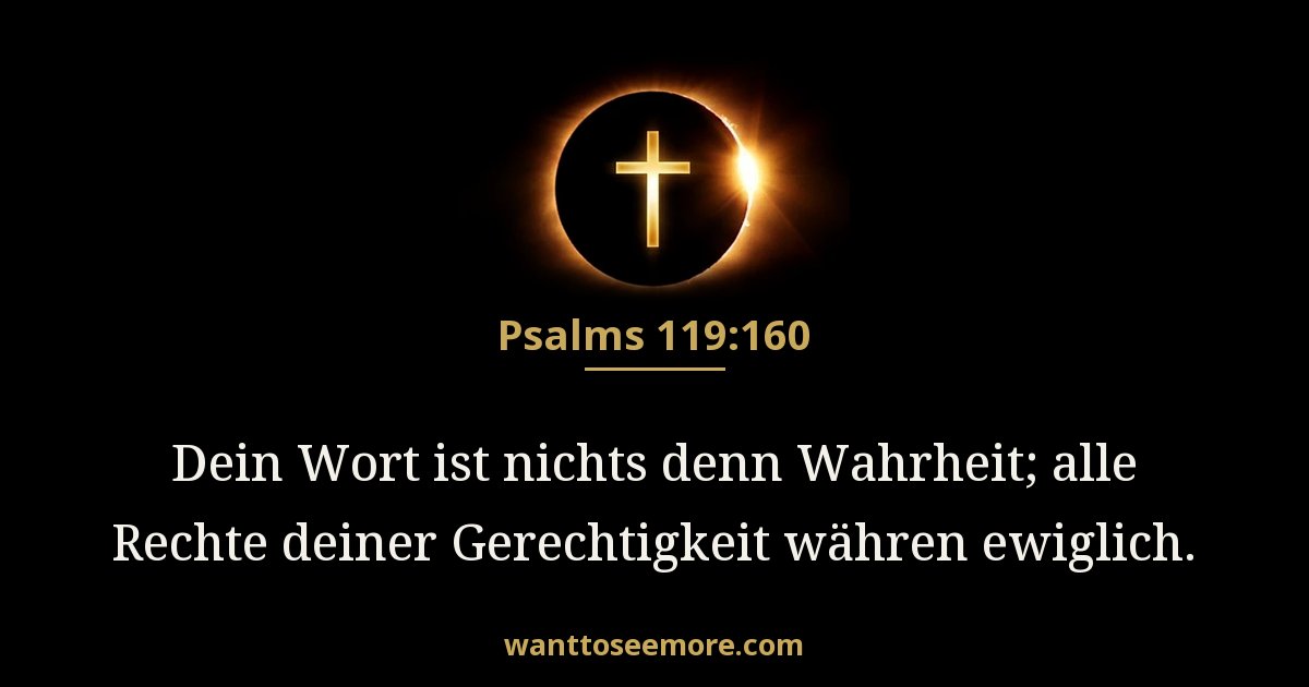Psalms 119:160