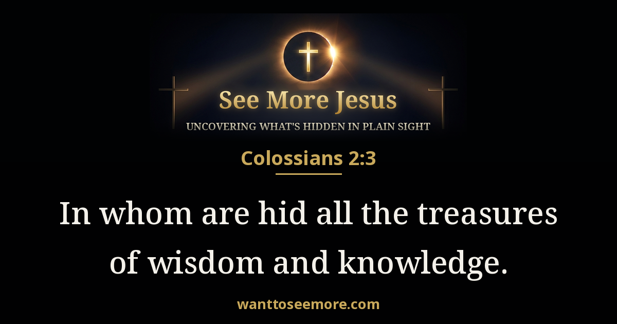 Colossians 2:3