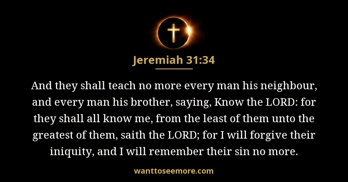 Jeremiah 31:34