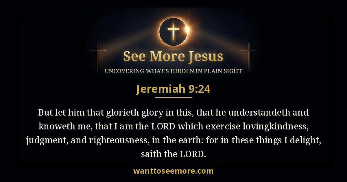 Jeremiah 9:24