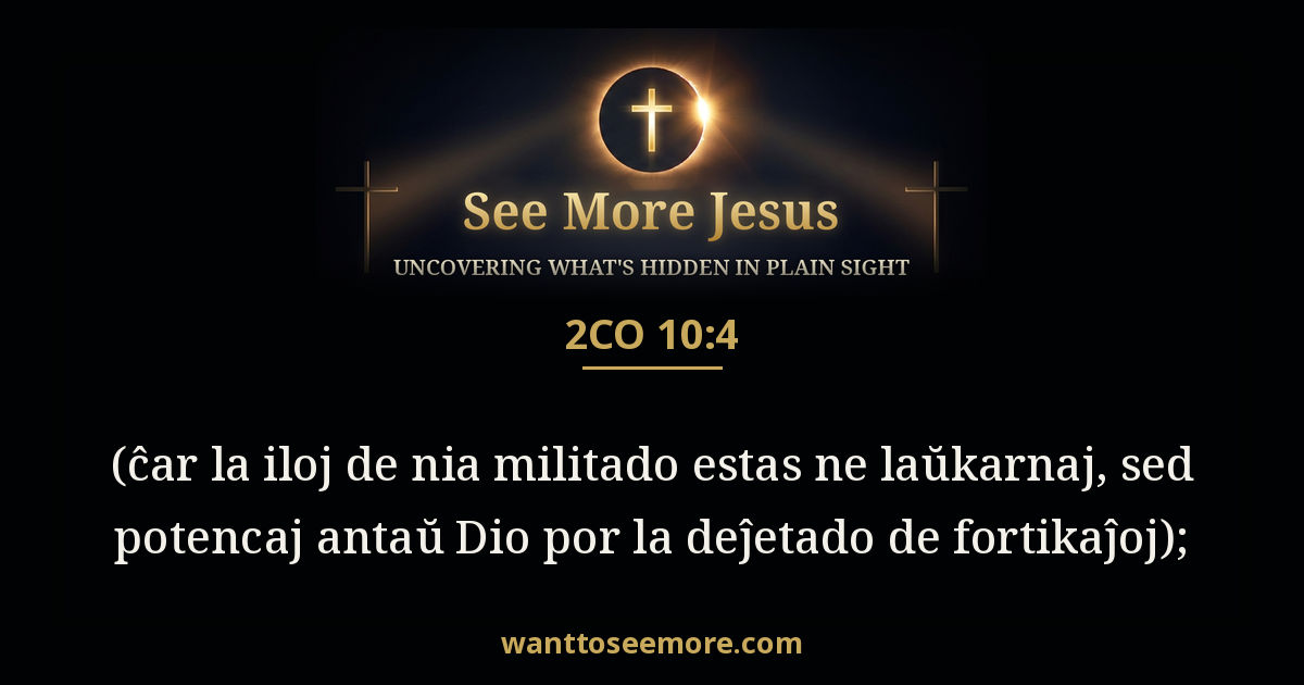 2 Corinthians 10:4