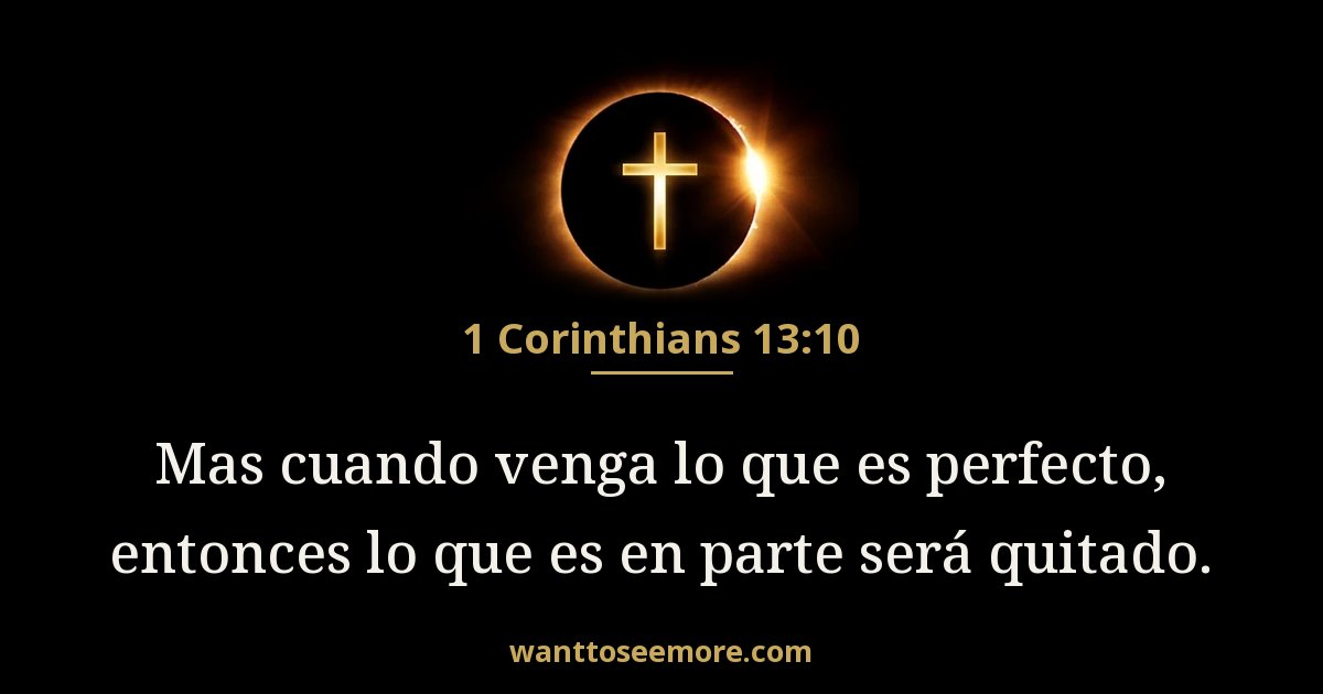 1 Corinthians 13:10