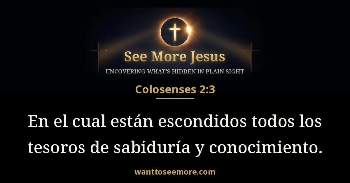 Colossians 2:3