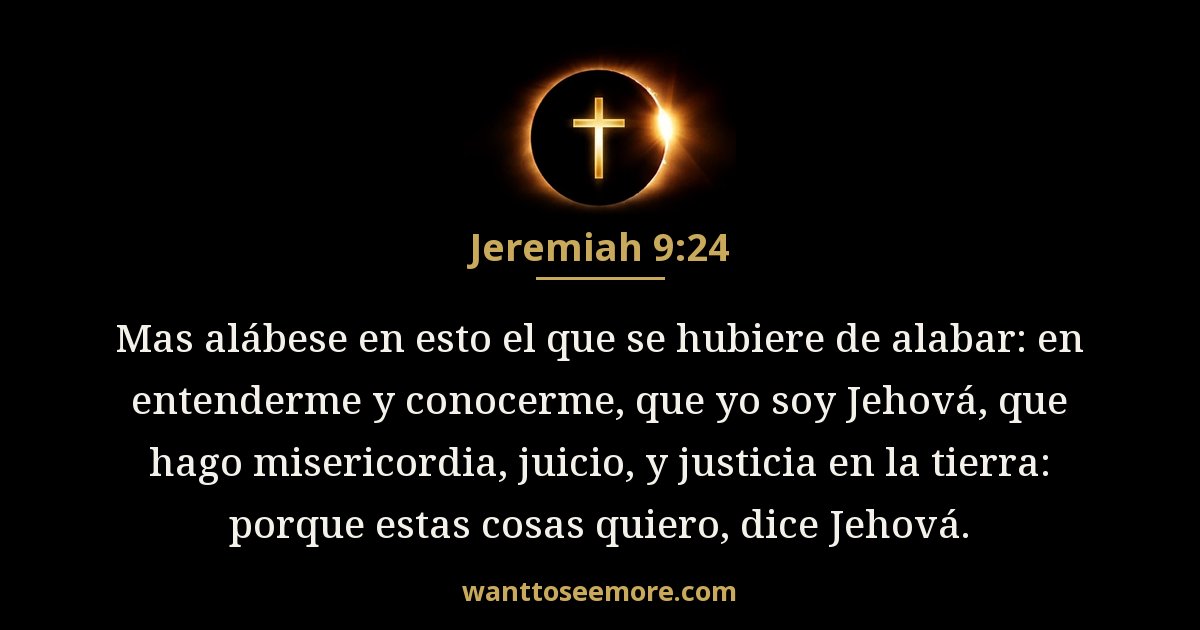 Jeremiah 9:24
