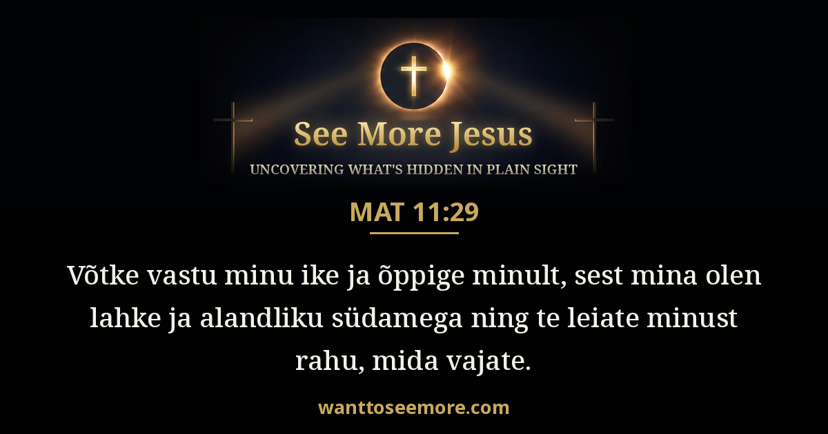 Matthew 11:29