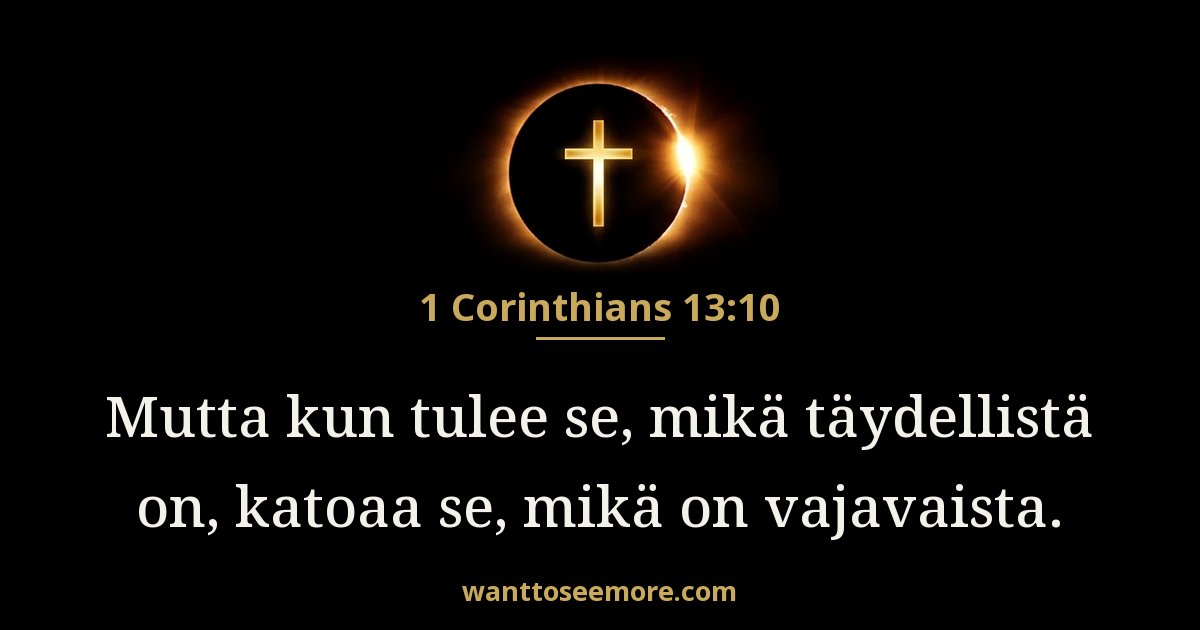 1 Corinthians 13:10