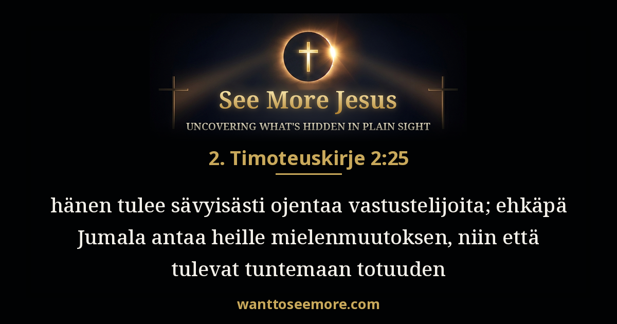 2 Timothy 2:25