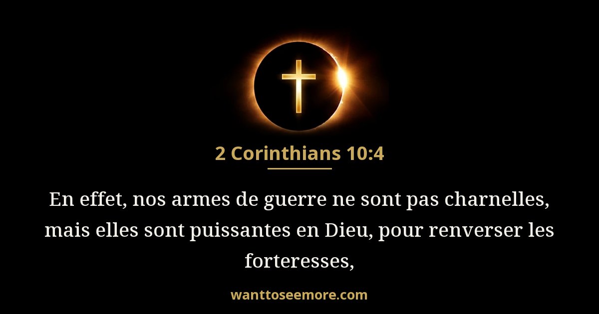 2 Corinthians 10:4