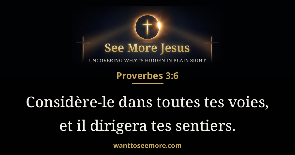 Proverbs 3:6