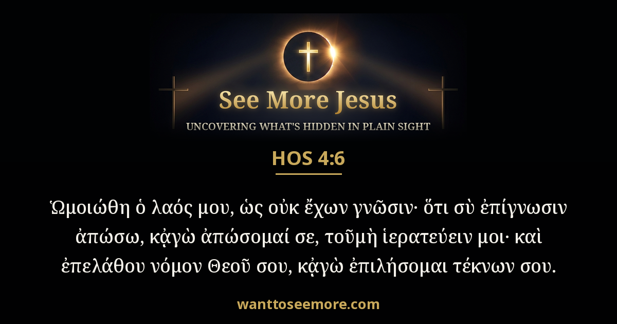 Hosea 4:6
