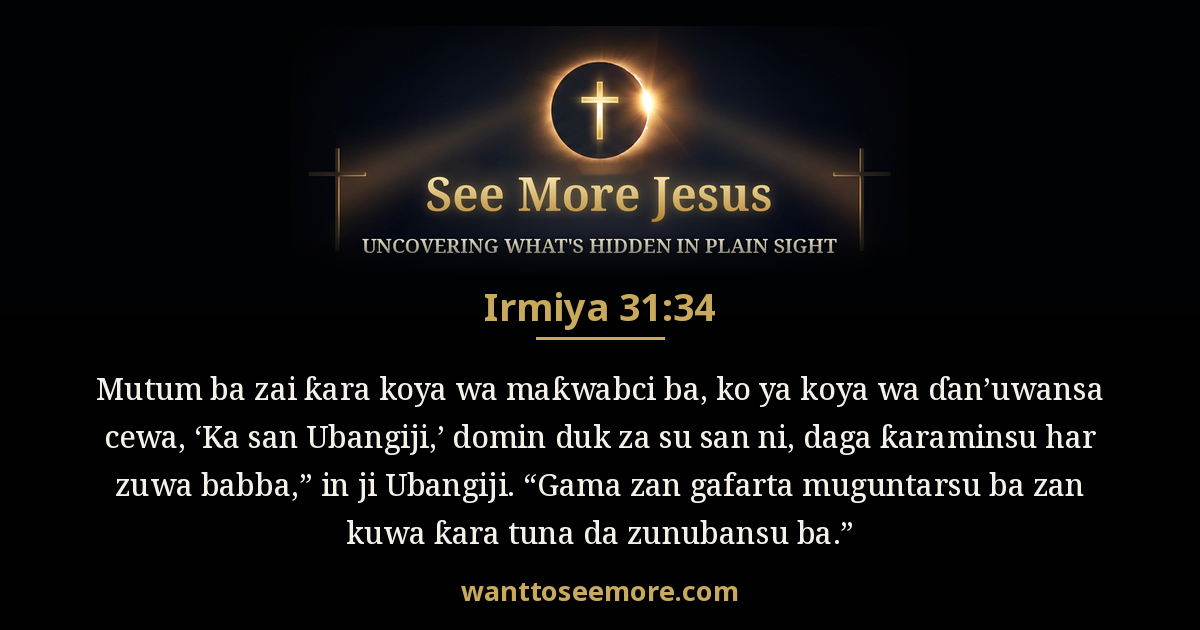 Jeremiah 31:34