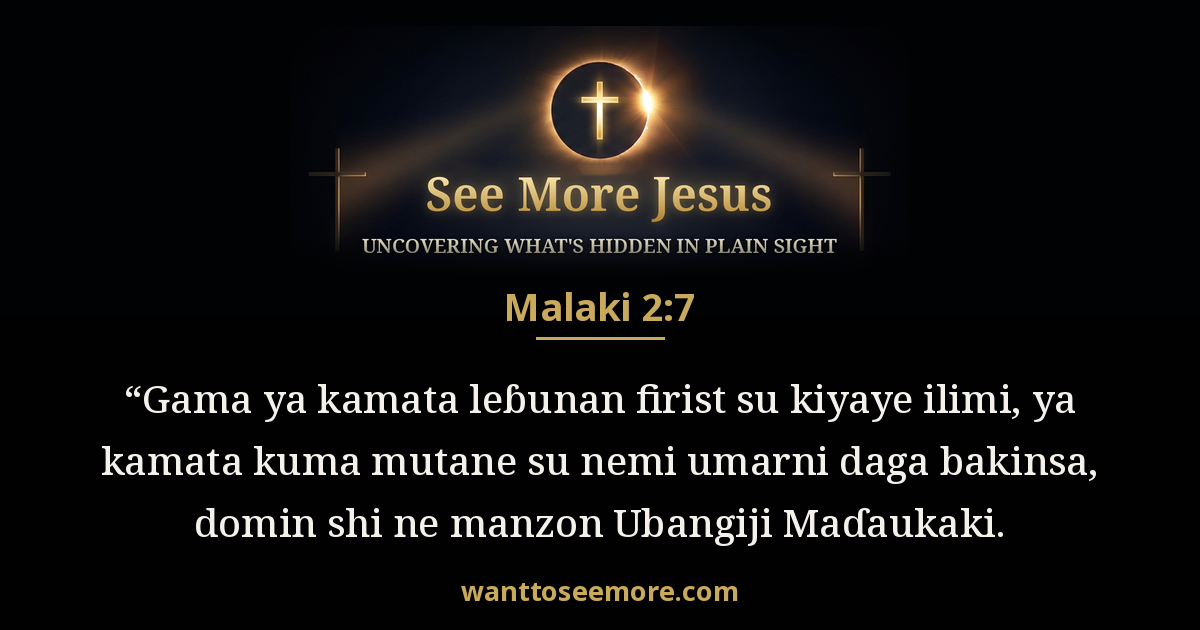 Malachi 2:7
