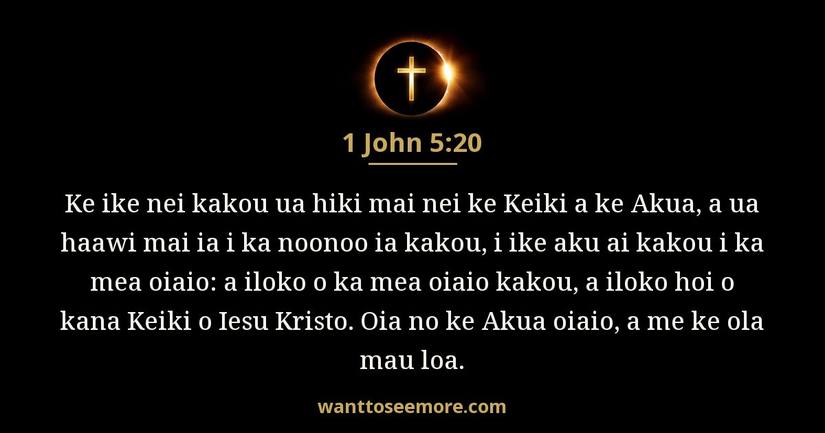 1 John 5:20