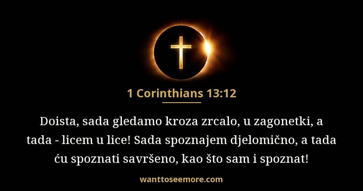 1 Corinthians 13:12