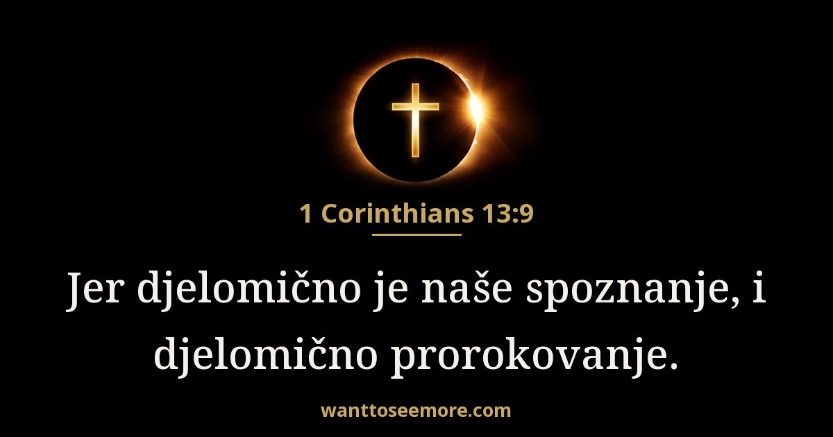 1 Corinthians 13:9