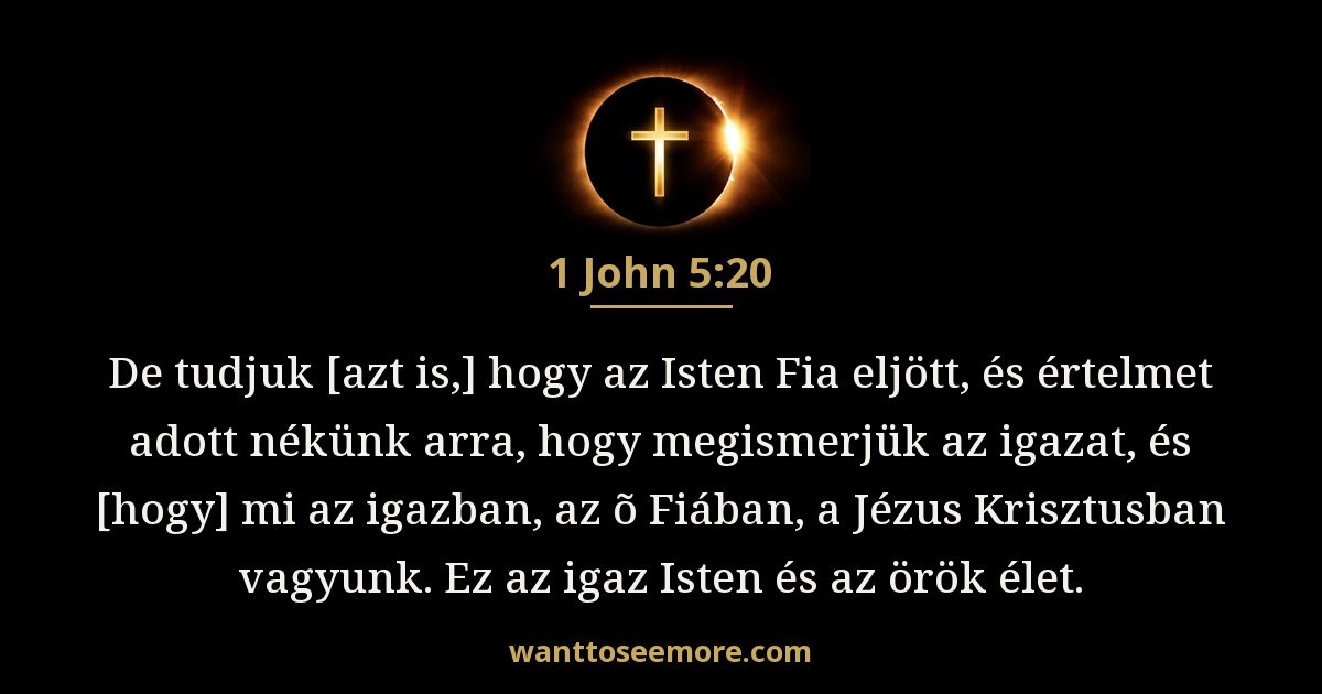 1 John 5:20