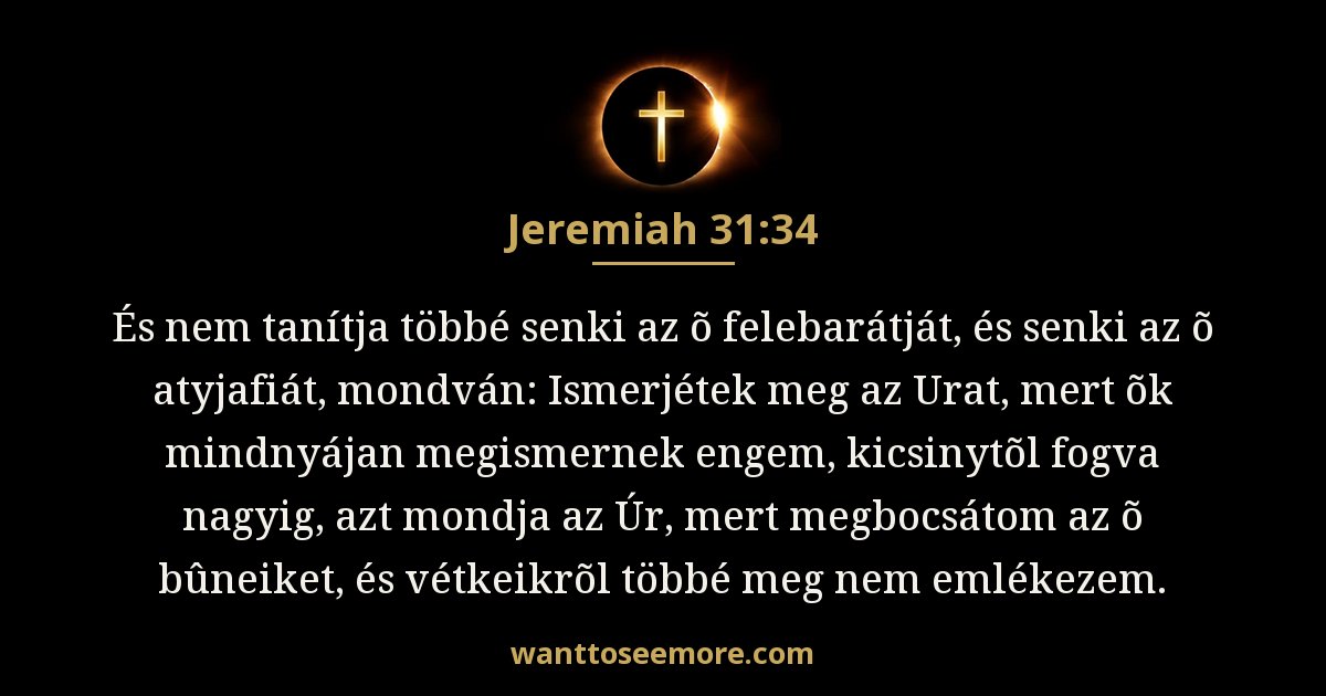 Jeremiah 31:34
