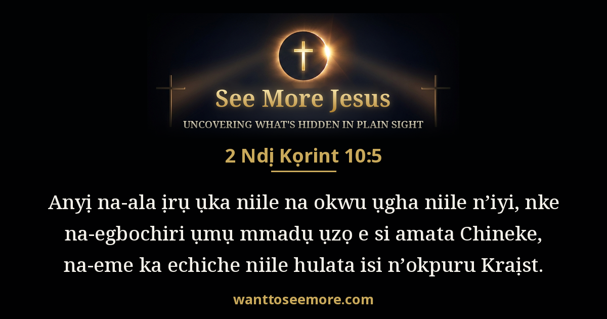 2 Corinthians 10:5