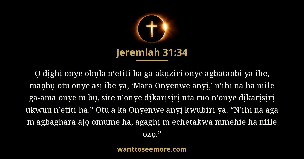 Jeremiah 31:34
