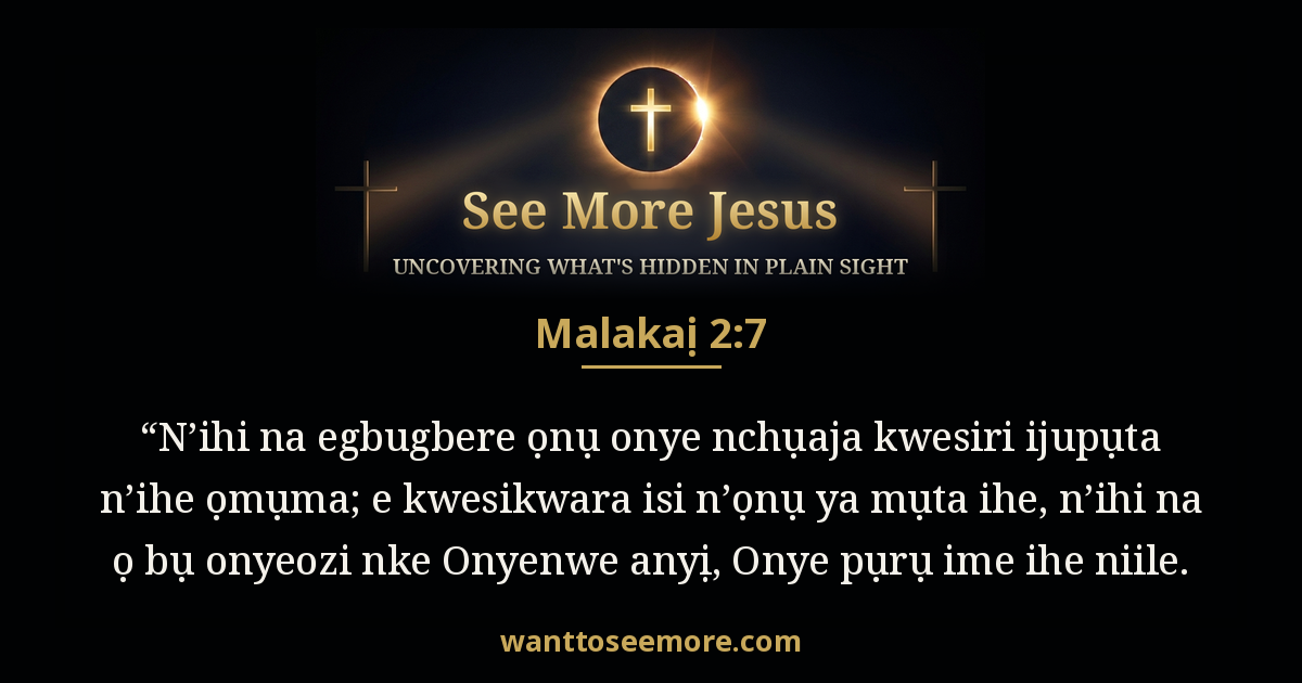 Malachi 2:7