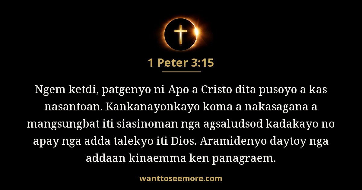 1 Peter 3:15